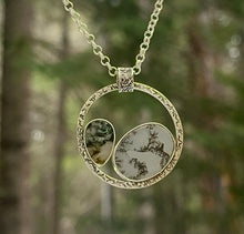 Load image into Gallery viewer, Pendant Dendritic Quartz and Moss Agate
