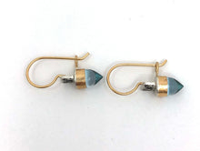 Load image into Gallery viewer, Earrings Swiss Blue Topaz
