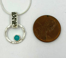 Load image into Gallery viewer, Pendant Circles with Turquoise +