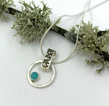 Load image into Gallery viewer, Pendant Circles with Turquoise +