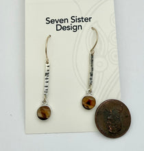 Load image into Gallery viewer, Earrings Birch Montana Agate

