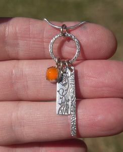 Pendant Carnelian with dangles