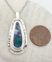 Load image into Gallery viewer, Pendant Boulder Opal and Sapphire

