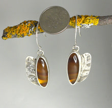 Load image into Gallery viewer, Earrings Botswana Agate
