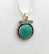 Load image into Gallery viewer, Pendant Chinese Turquoise
