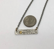 Load image into Gallery viewer, Pendant Wood Textured w/ diamond

