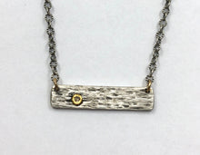 Load image into Gallery viewer, Pendant Wood Textured w/ diamond
