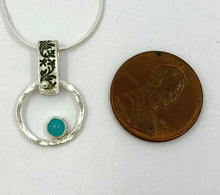 Load image into Gallery viewer, Pendant Circles with Turquoise +

