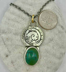 Pendant Chinese Turquoise