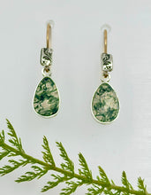 Load image into Gallery viewer, Earrings Moss Agate

