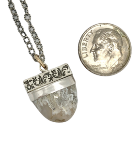 Pendant Pluma Agate