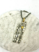Load image into Gallery viewer, Pendant Golden Solstice Moon and Birches
