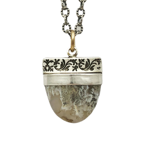 Pendant Pluma Agate