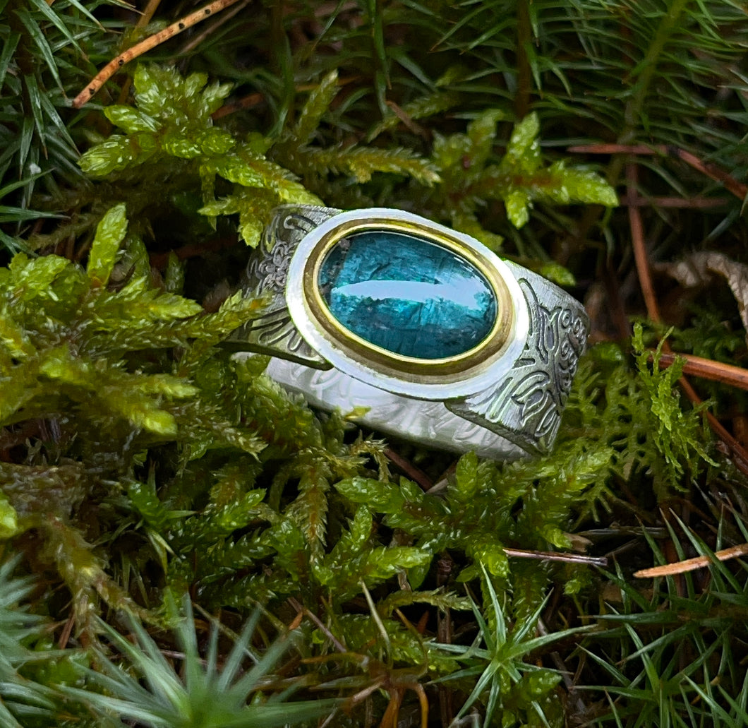 Ring Blue Tourmaline