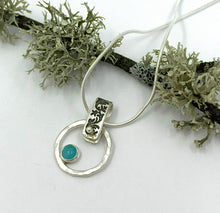 Load image into Gallery viewer, Pendant Circles with Turquoise +
