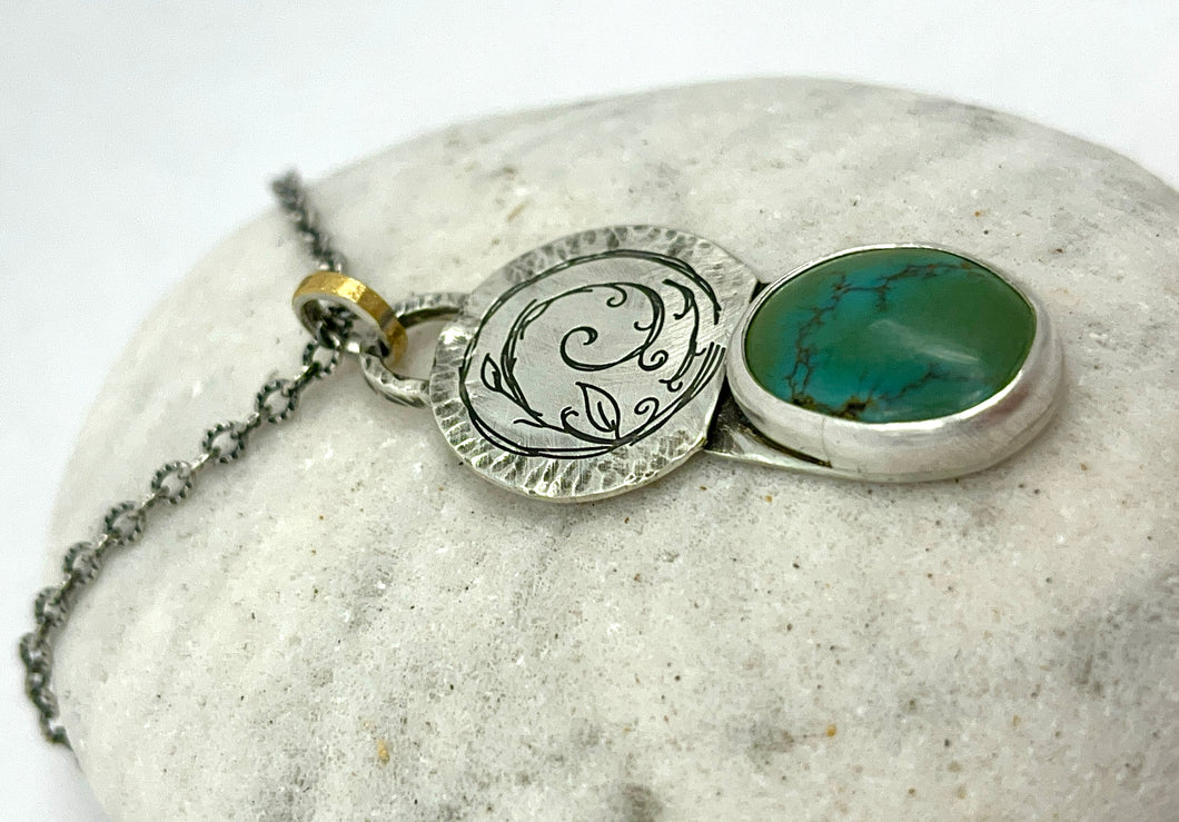 Pendant Chinese Turquoise